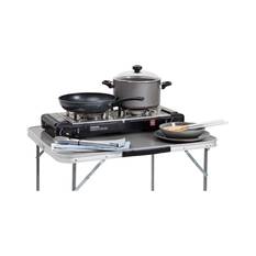 Gasmate Travelmate II SS Double Butane Stove With Hotplate, , bcf_hi-res