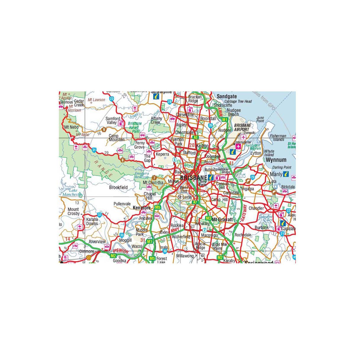 Hema Map Southeast Queensland Map, , bcf_hi-res