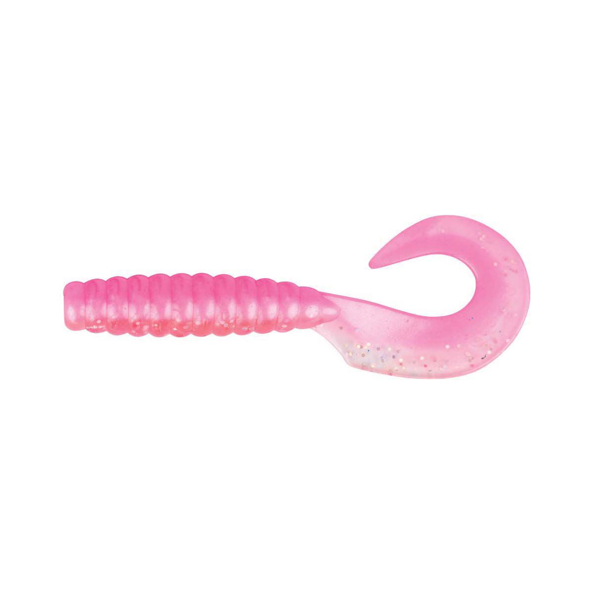 Berkley PowerBait Grub Soft Plastic Lure 4in Pink Glitter, Pink Glitter, bcf_hi-res