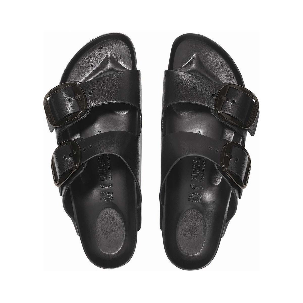 Birkenstock Unisex Arizona EVA Elemental Regular Sandals Black 37, Black, bcf_hi-res