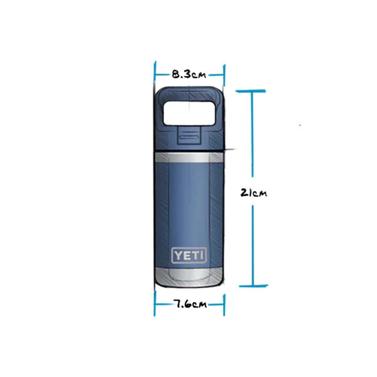 YETI&reg; Rambler&reg; Jr Bottle 12 oz (354 ml) Canyon Red, Canyon Red, bcf_hi-res