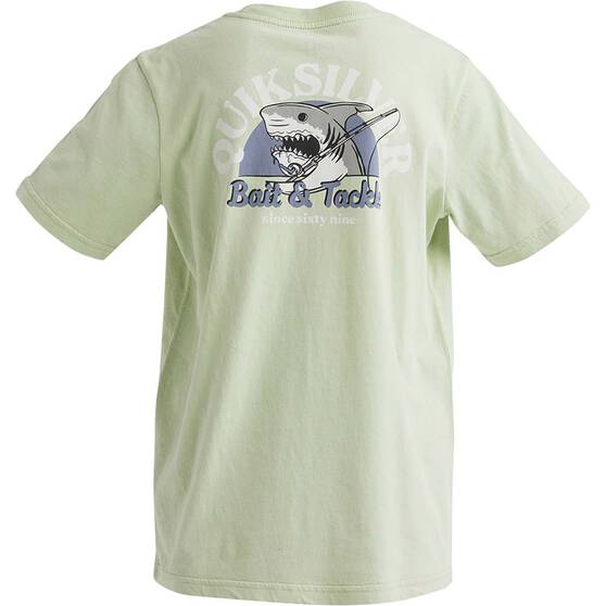 Quiksilver Youth Bait and Tackle Short Sleeve Tee, Green, bcf_hi-res