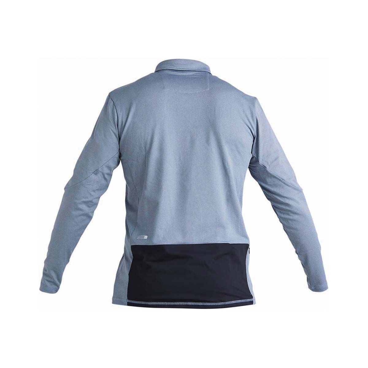 Mens Baitball UPF 50 Long Sleeve Surf Polo Shirt, Ensign Blue, bcf_hi-res