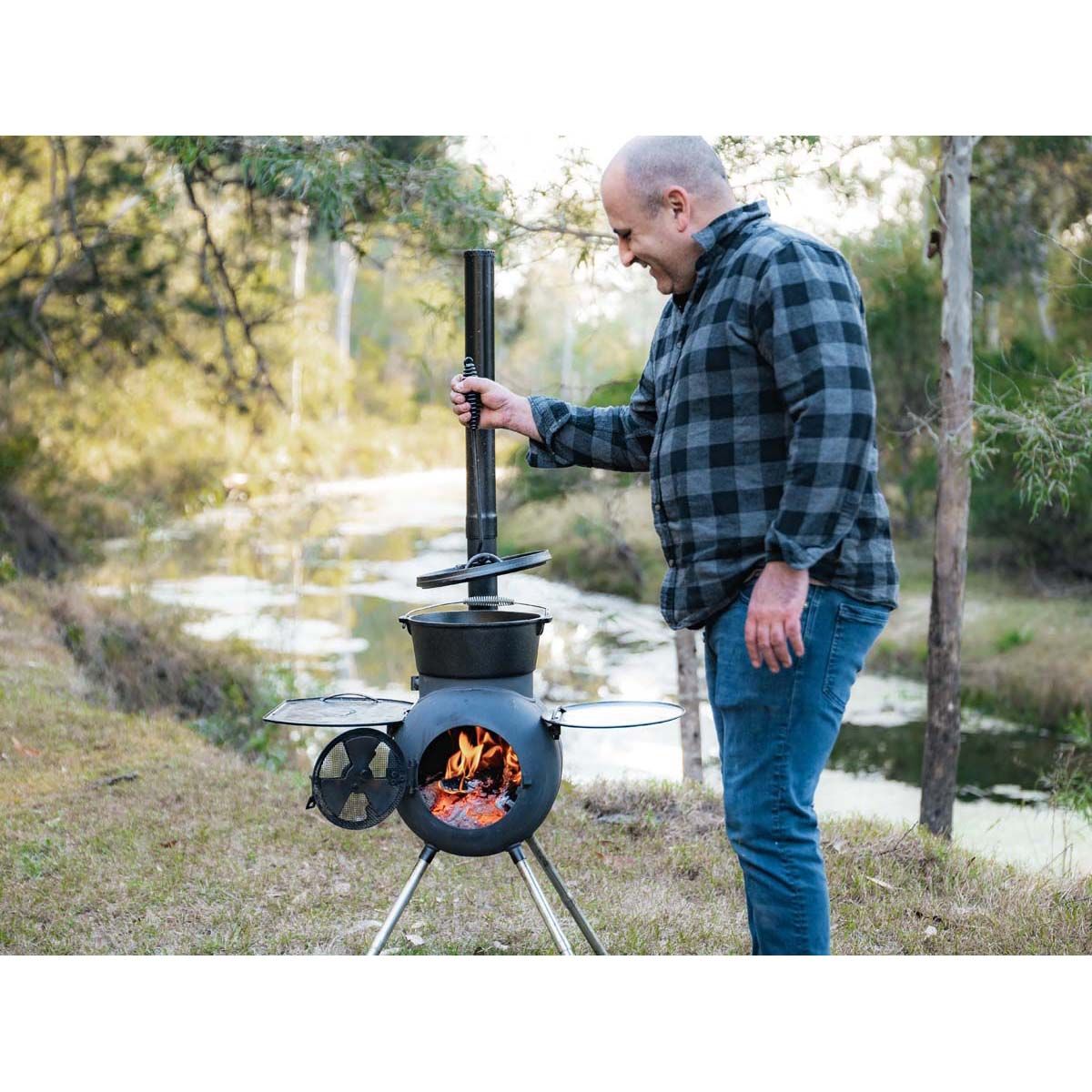 Ozpig Series 2 Wood Fired Stove, , bcf_hi-res