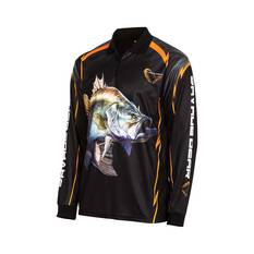 Savage Men's Barra Sublimated Polo Black M, Black, bcf_hi-res