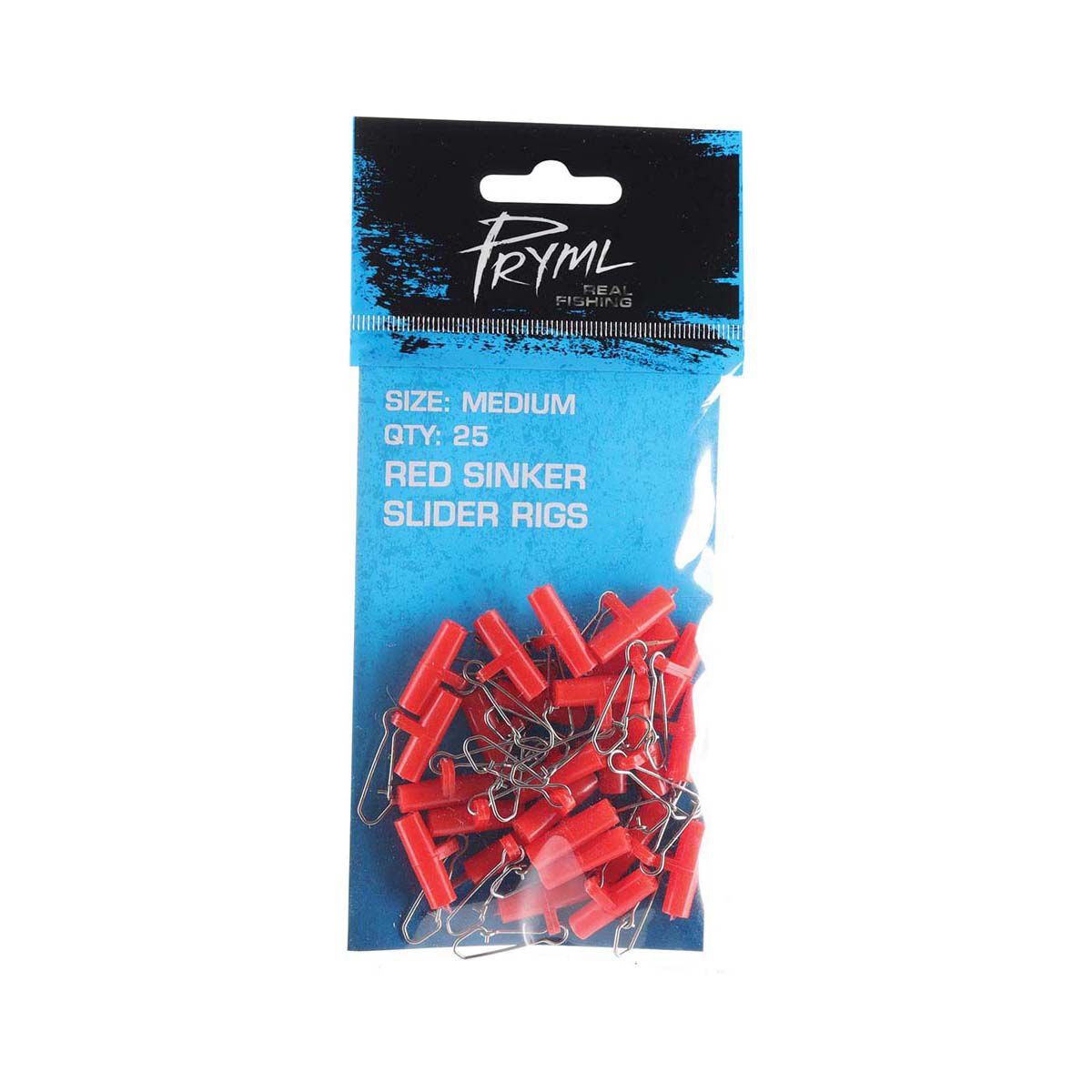 Pryml Sinker Slider 25pk Red Medium BCF