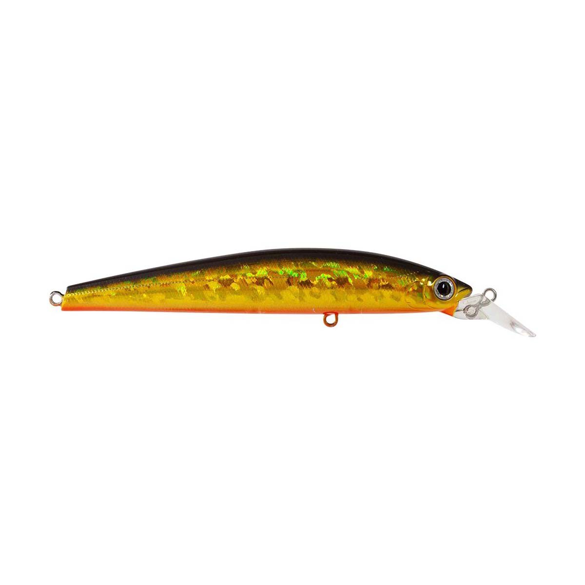 Atomic Hardz Slim Twitcher Hard Body Lure 95mm Gold Wolf, Gold Wolf, bcf_hi-res