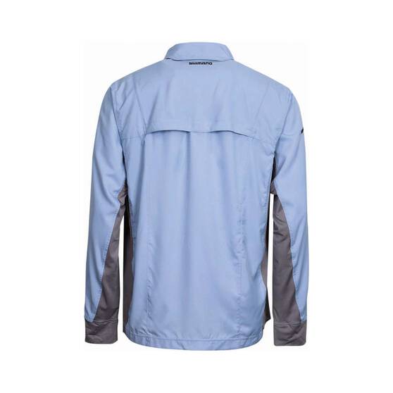 Shimano Men's Pro Vented Stretch Fishing Shirt, Cloudburst, bcf_hi-res