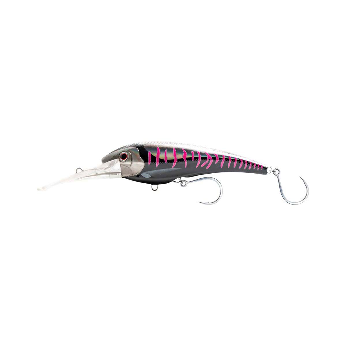 Nomad DTX Minnow Hard Body Lure 20cm S Black Pink Mackerel BCF