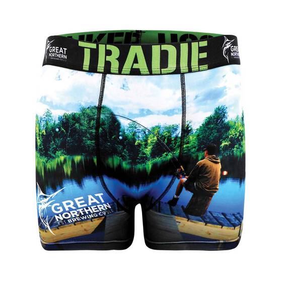 Tradie x Great Northern Brewing Co. Fishing Solitude Trunks, Print, bcf_hi-res