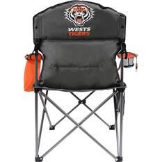 NRL Wests Tigers Camp Chair 130kg, , bcf_hi-res