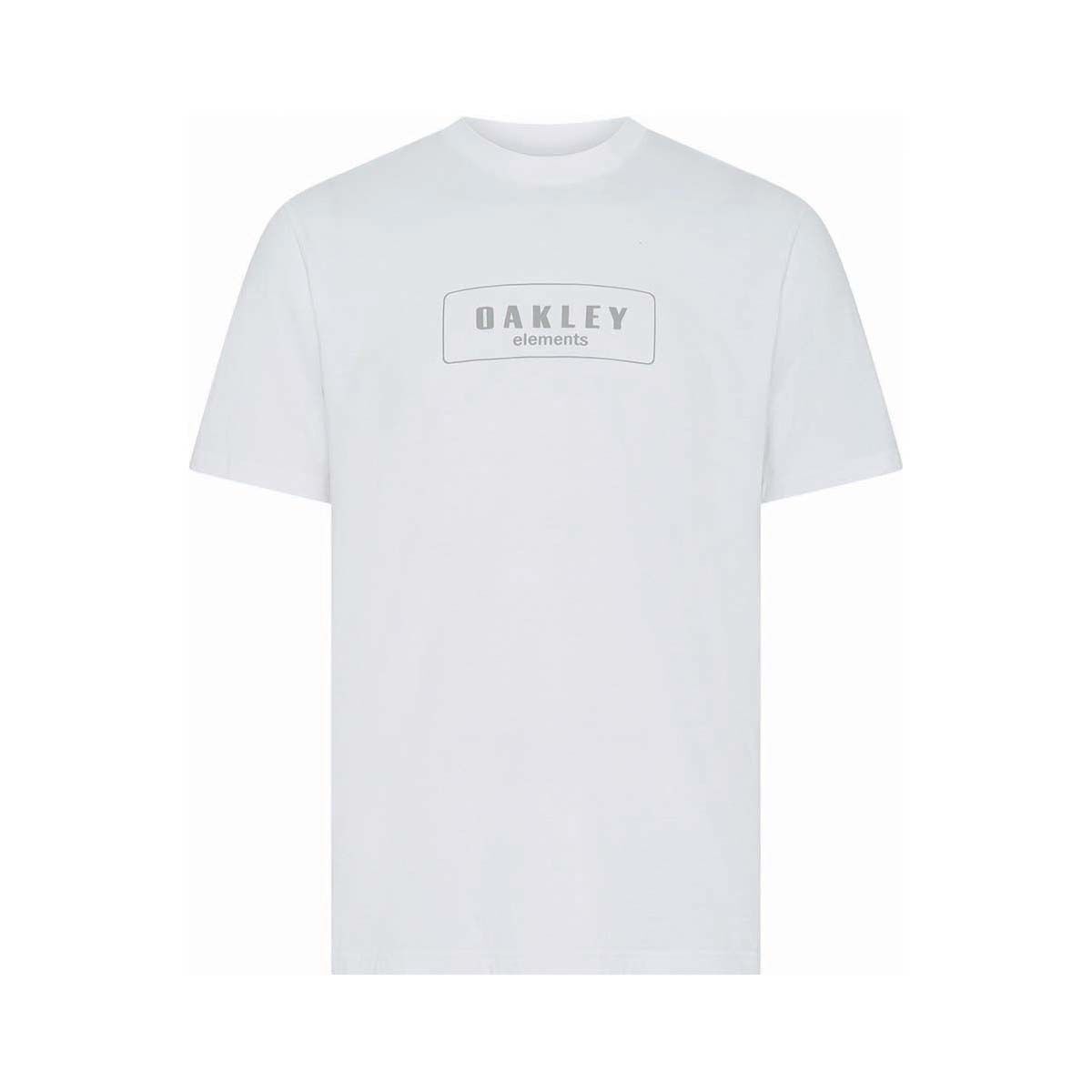 Oakley Men's Elements Short Sleeve Tee White S, White, bcf_hi-res
