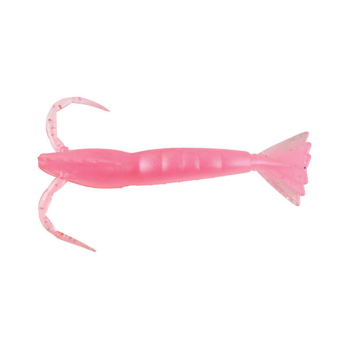 Berkley PowerBait Shrimp Soft Plastic Lure 3in Pink Glitter, Pink Glitter, bcf_hi-res