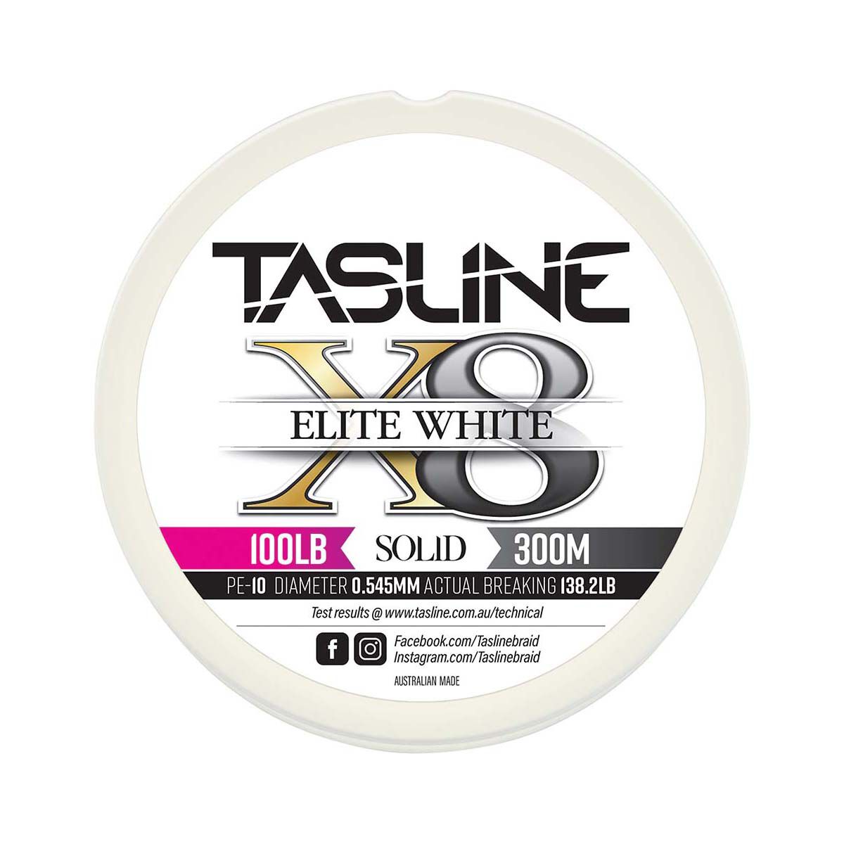Tasline EliteX8 Braid Line 300m, , bcf_hi-res