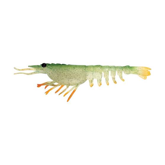 Nomad Live Ops Switcher Shrimp Soft Plastic Lure 2.3in Green Ghost Stalker, Green Ghost Stalker, bcf_hi-res
