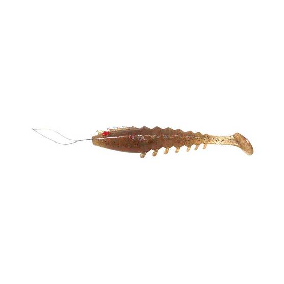 Shimano Squidgies Prawn Paddle Tail Soft Plastic Lure 80mm Bloodworm
