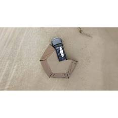 Rhino Rack Batwing Tapered Zip Extension with Door, , bcf_hi-res