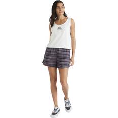 Quiksilver Comp Logo Tank for Women, White, bcf_hi-res