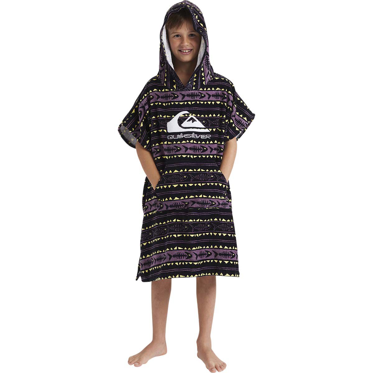 Quiksilver Youth Omni Bones Hooded Towel, , bcf_hi-res