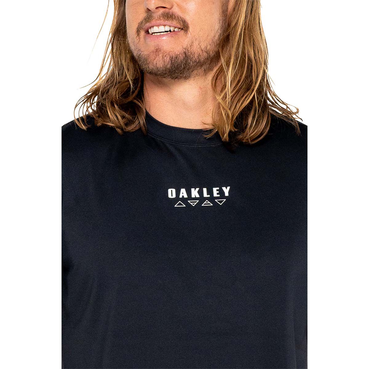 Oakley Men&rsquo;s Elements Tech Top, Blackout, bcf_hi-res