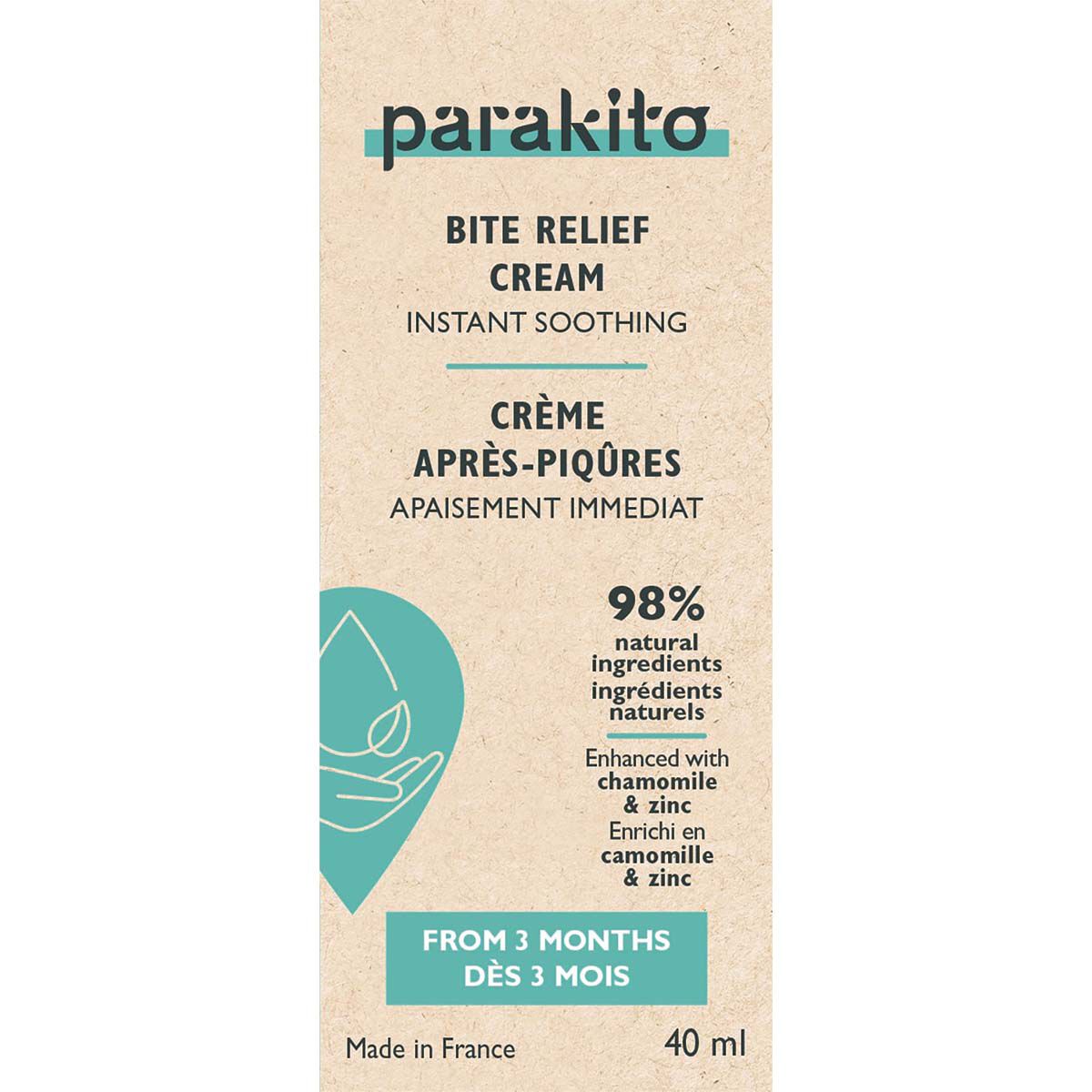 Para'kito Bite Relief Cream 40ml, , bcf_hi-res