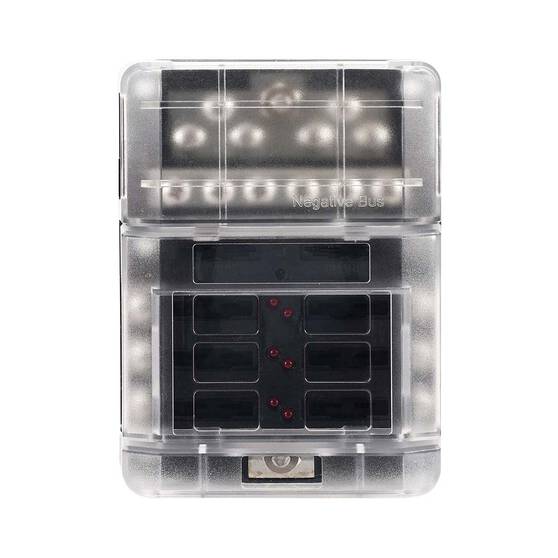 Bowline Fuse Block 6 Gang Black, , bcf_hi-res