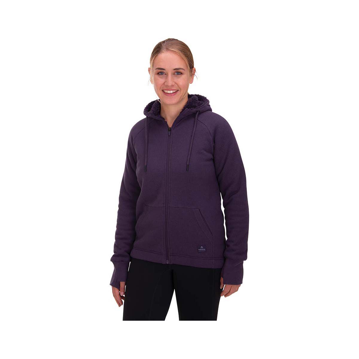 womens waffle hoodie