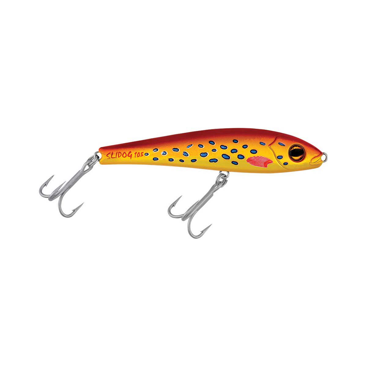 Halco Slidog Heavy Bluwater Stick Bait Lure 105mm Coral Trout, Coral Trout, bcf_hi-res