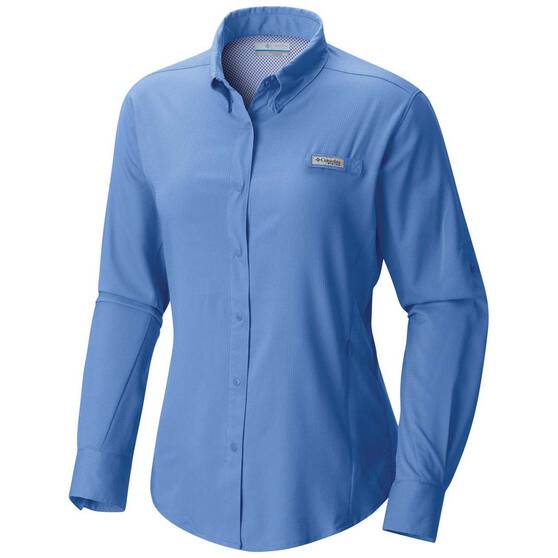 Columbia Women's Tamiami II Long Sleeve Fishing Shirt Whitecap XL
