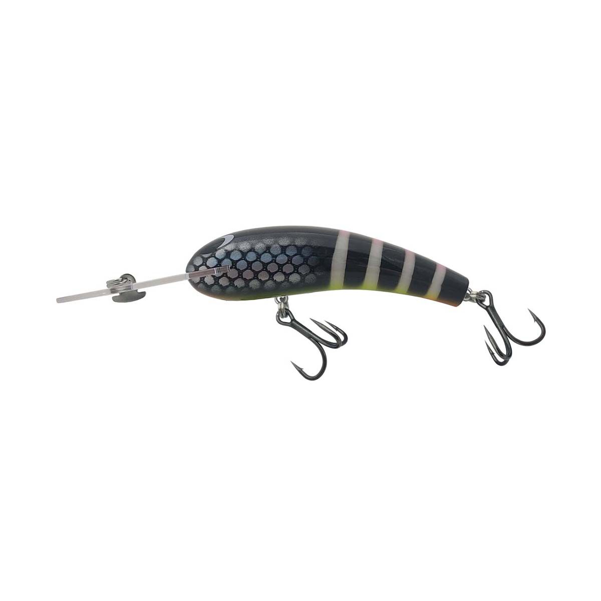 Warlock Native Lolly Hardy Body Lure 90mm 4m Black Scale, Black Scale, bcf_hi-res