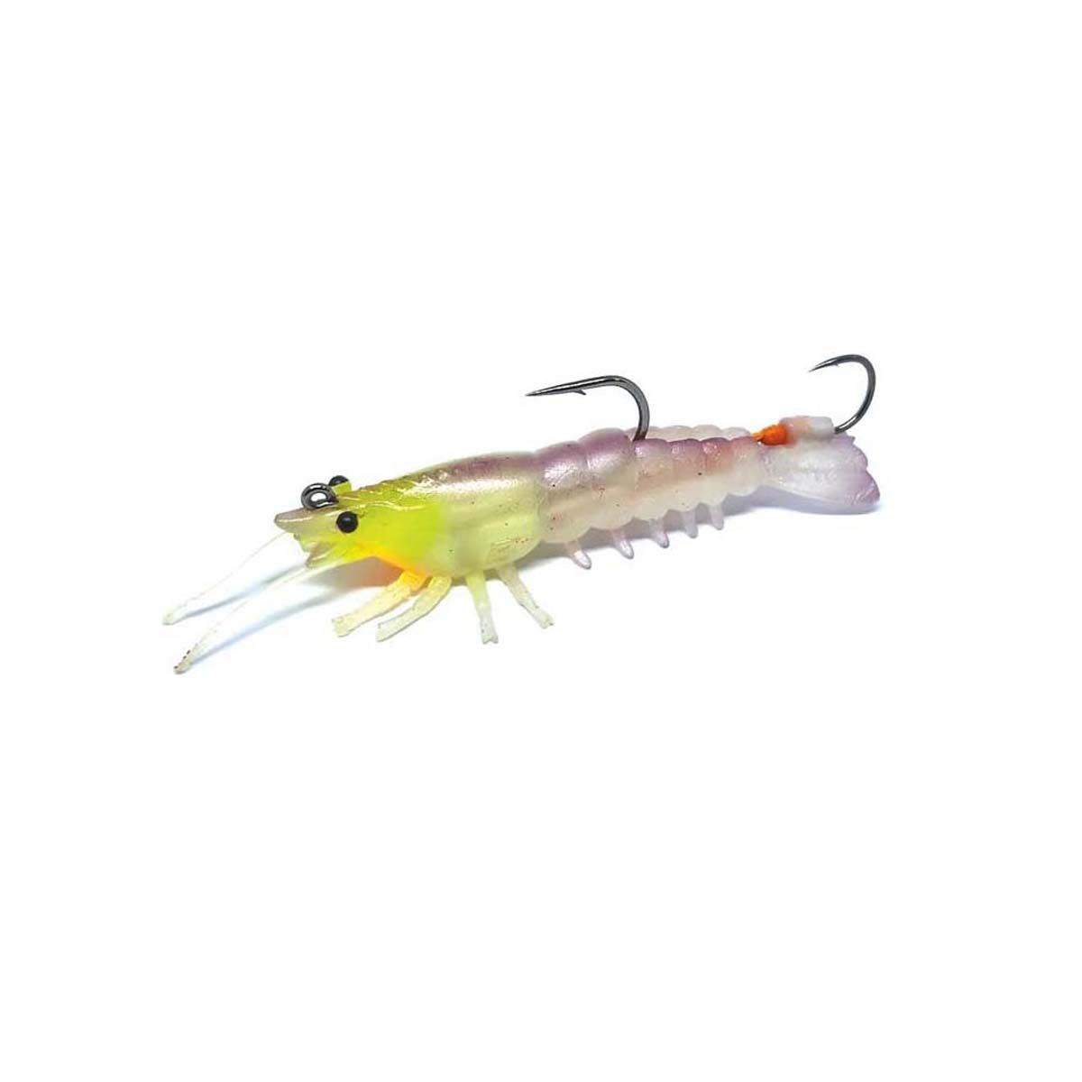 Barambah Stinger Shrimp Finesse Soft Plastic Lure 90mm Whitey, Whitey, bcf_hi-res