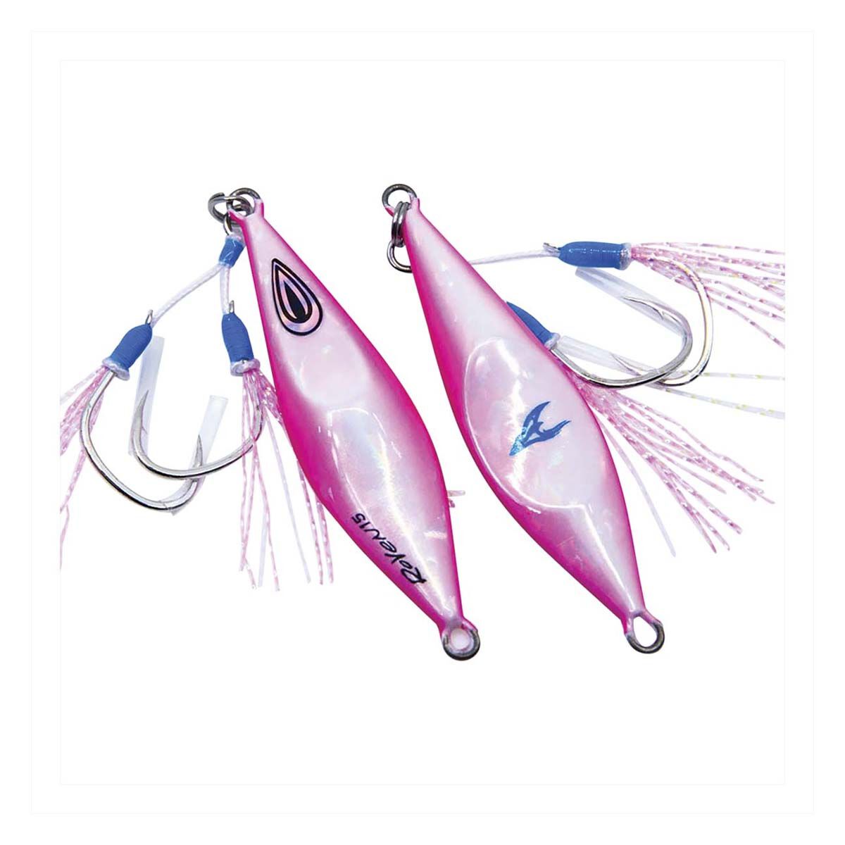 Ocean's Legacy Roven Rigged Jig Lure 25g Hot Pink Glow, Hot Pink Glow, bcf_hi-res