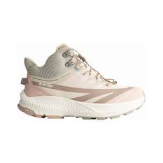 Hi-Tec Nomad Women’s Waterproof Mid Hike Shoe White / Grey 6, White / Grey, bcf_hi-res