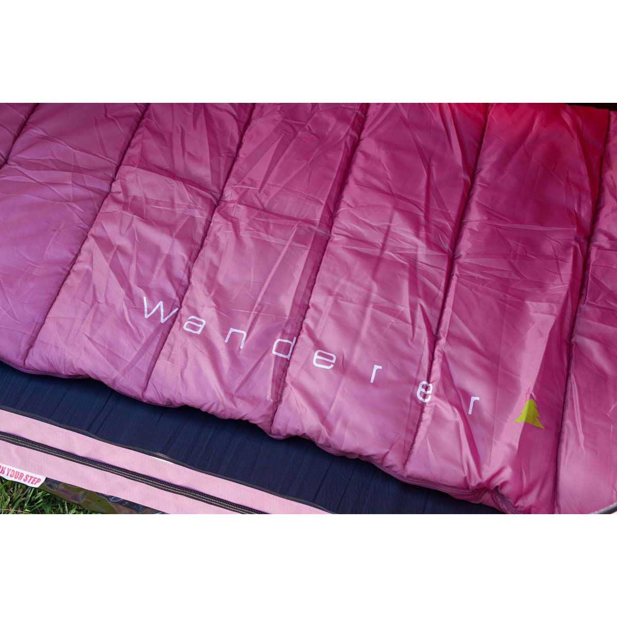 Wanderer Singe 0&deg; Hooded Rose Pink Sleeping Bag, , bcf_hi-res