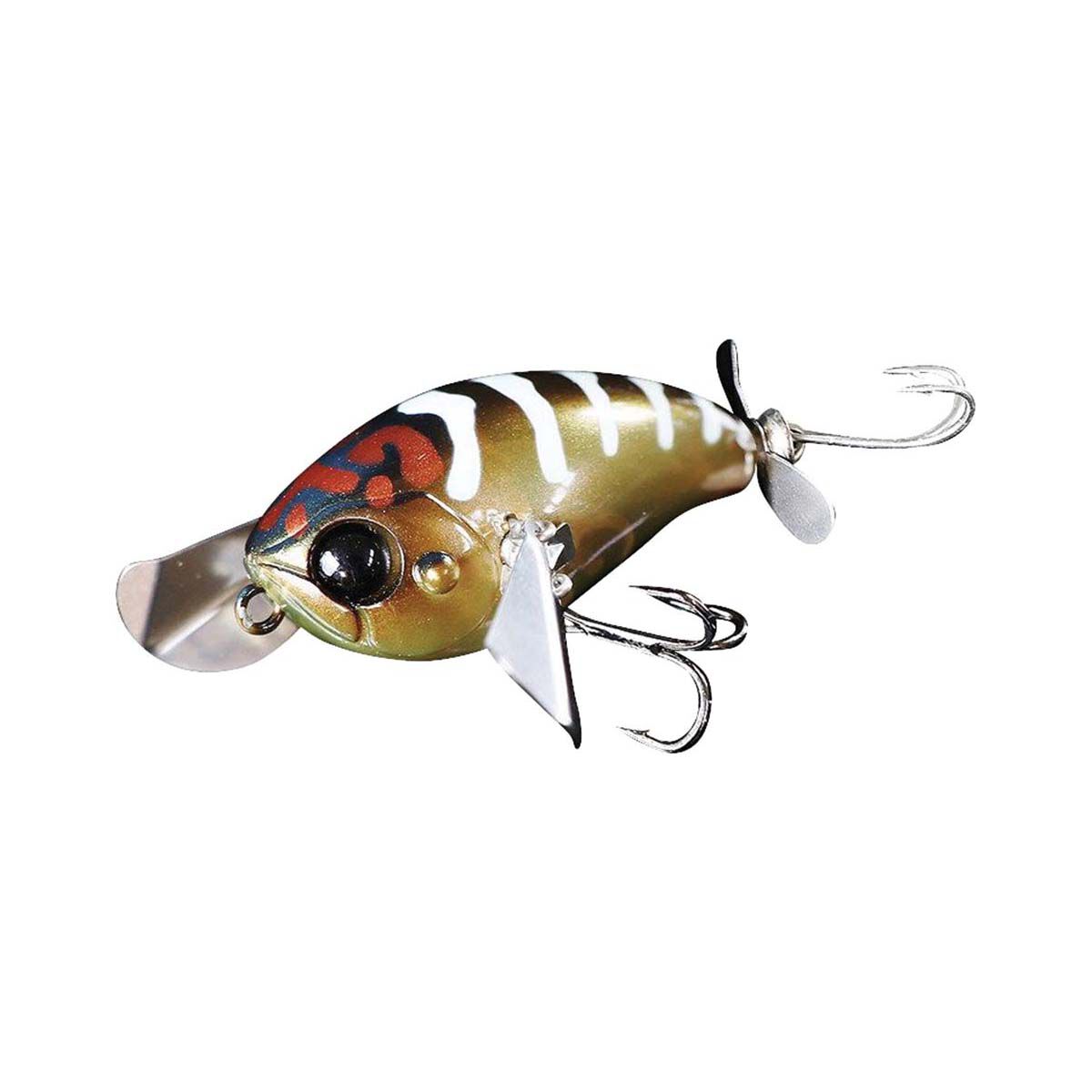 Jackall Micro Pompadour Surface Crawler Lure 42mm Bug Bug Clear Brown, Bug Bug Clear Brown, bcf_hi-res