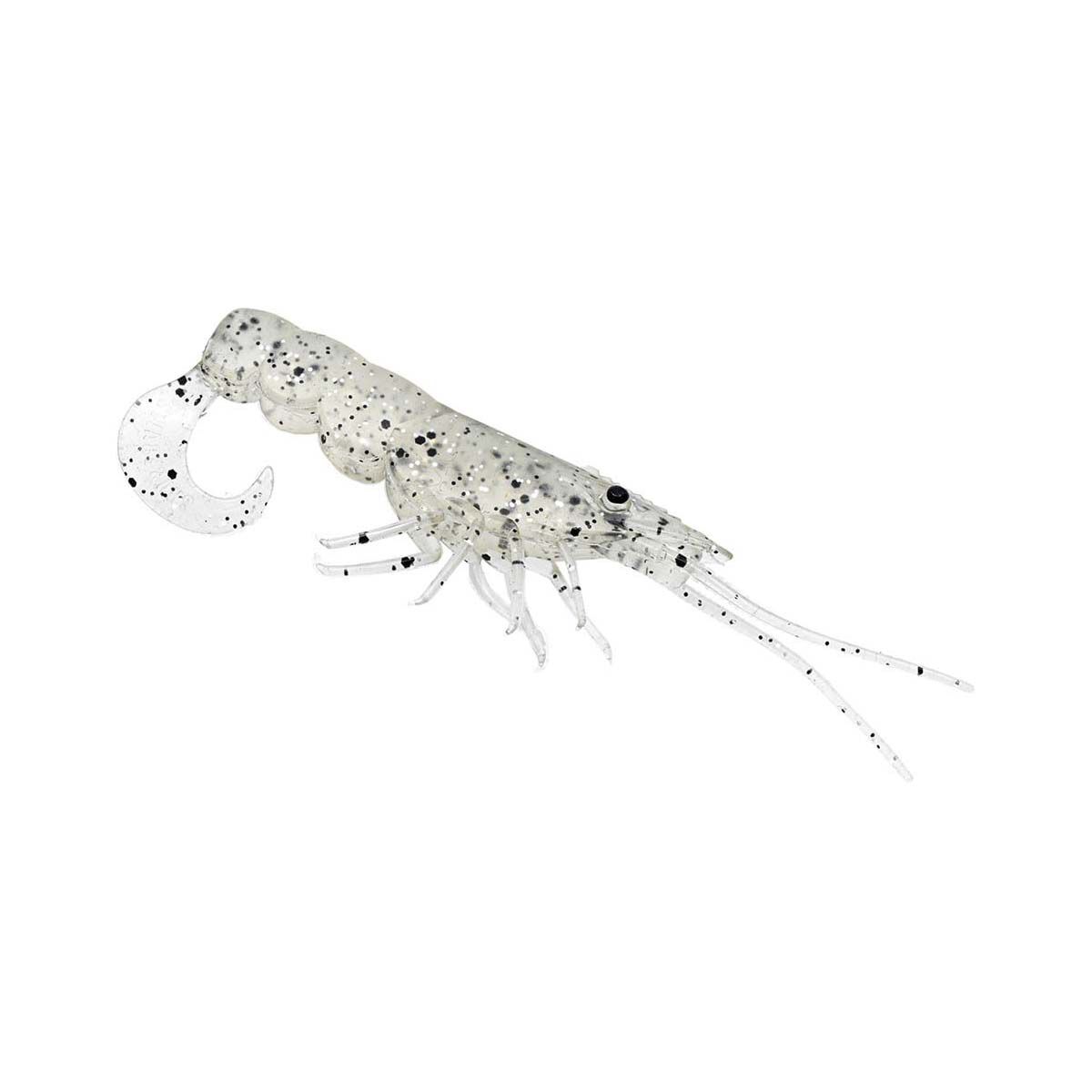 Chasebaits Curly Prawn Soft Plastic Lure 60mm Jelly Prawn BCF