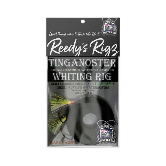 Reedy's Pre-Tied Tinganoster Whiting Rig Bass Yabby, Bass Yabby, bcf_hi-res