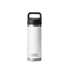 YETI® Rambler® Bottle 18 oz (532ml)  with Chug Cap White, White, bcf_hi-res