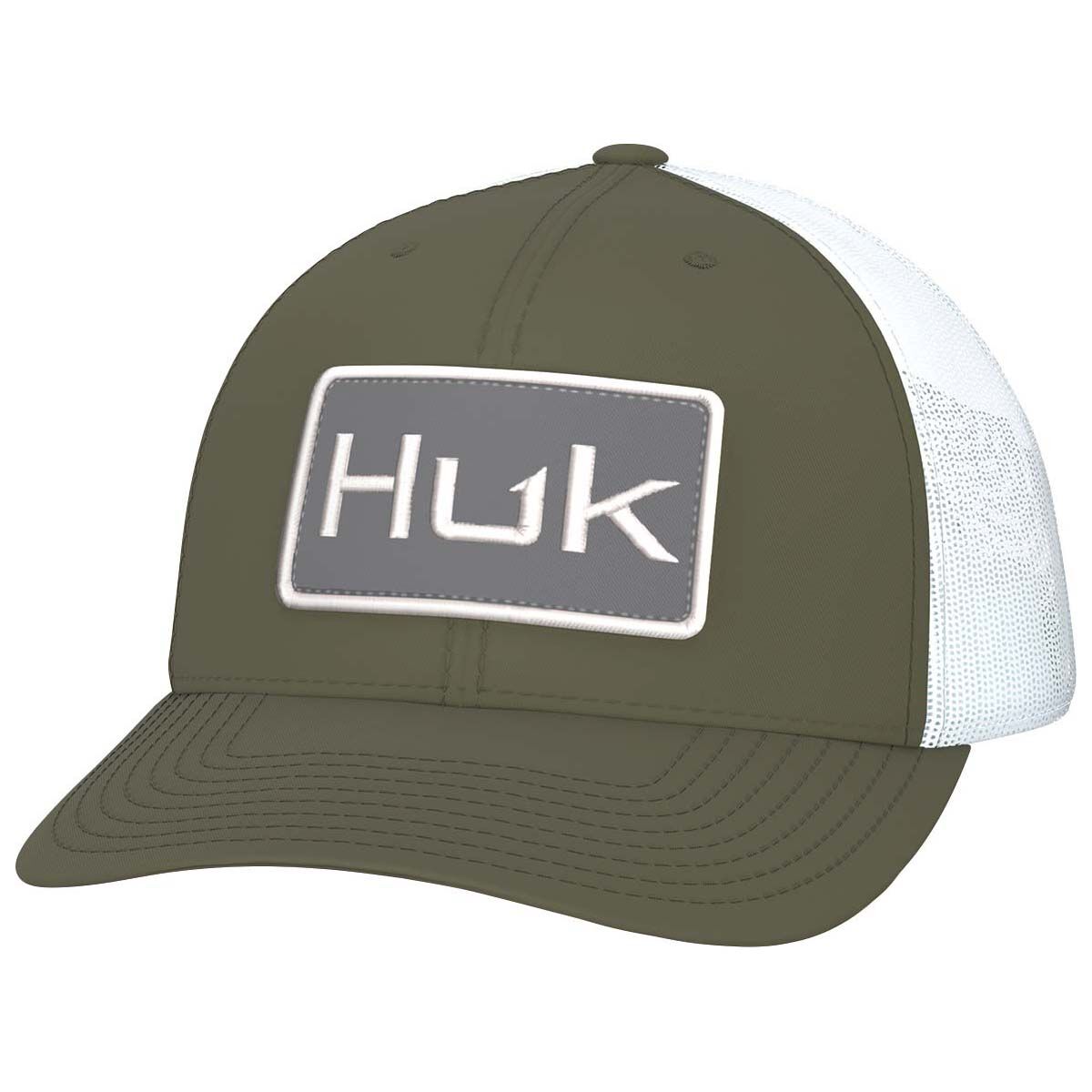 Huk Classic Logo Trucker Cap Moss OSFM, Moss, bcf_hi-res