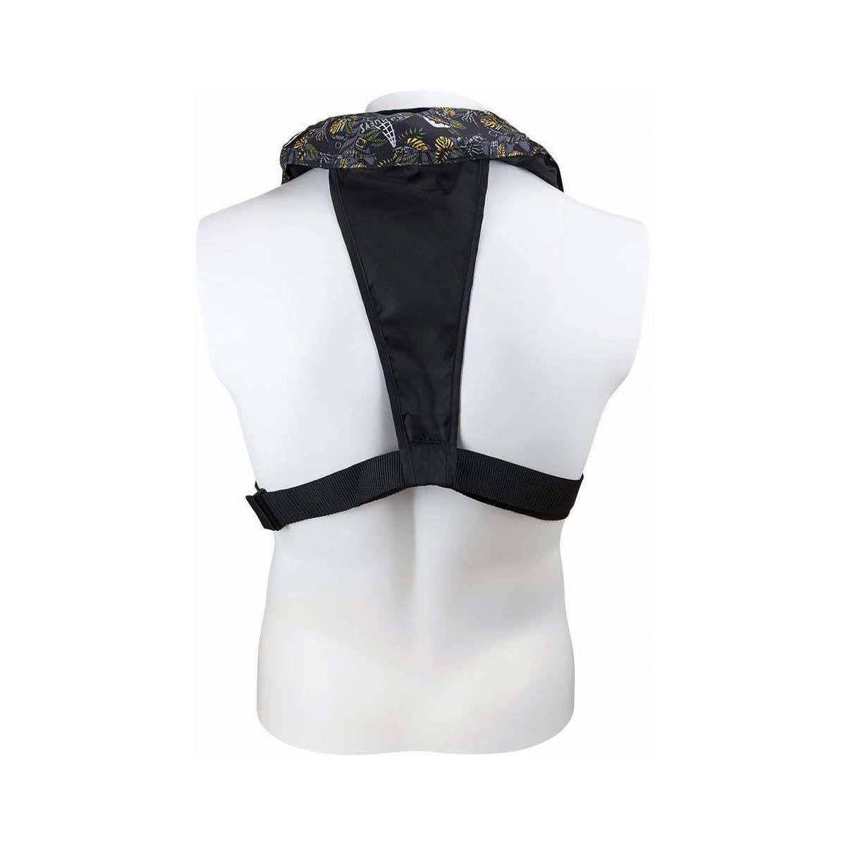 The Mad Hueys Manual Inflatable PFD 150N Skull Black, Skull Black, bcf_hi-res