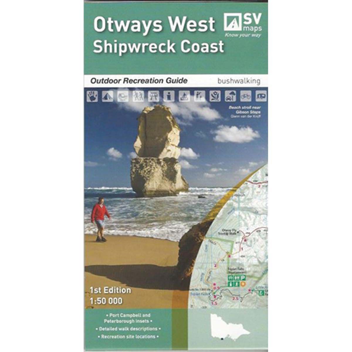 Spatial Vision Otways West Shipwreck Coast Map, , bcf_hi-res