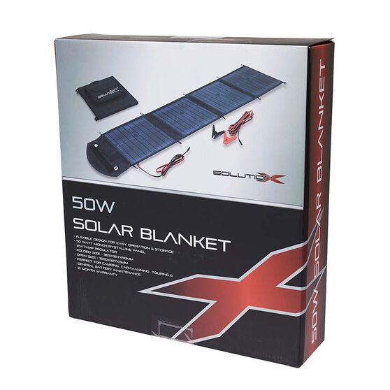 Solution X Foldable Solar Blanket 50w Bcf