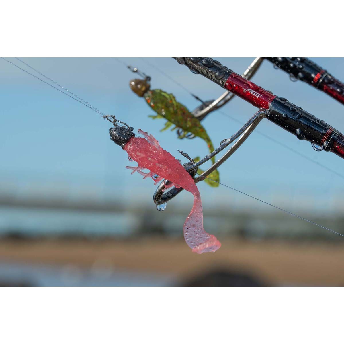 Nomad Live Ops Radiax Soft Plastic Lure 2.25in Pink Floss, Pink Floss, bcf_hi-res