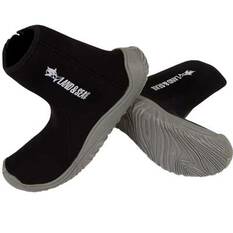 Land & Sea Men's 3mm All Rounder Zip Dive Boots Black 4, Black, bcf_hi-res