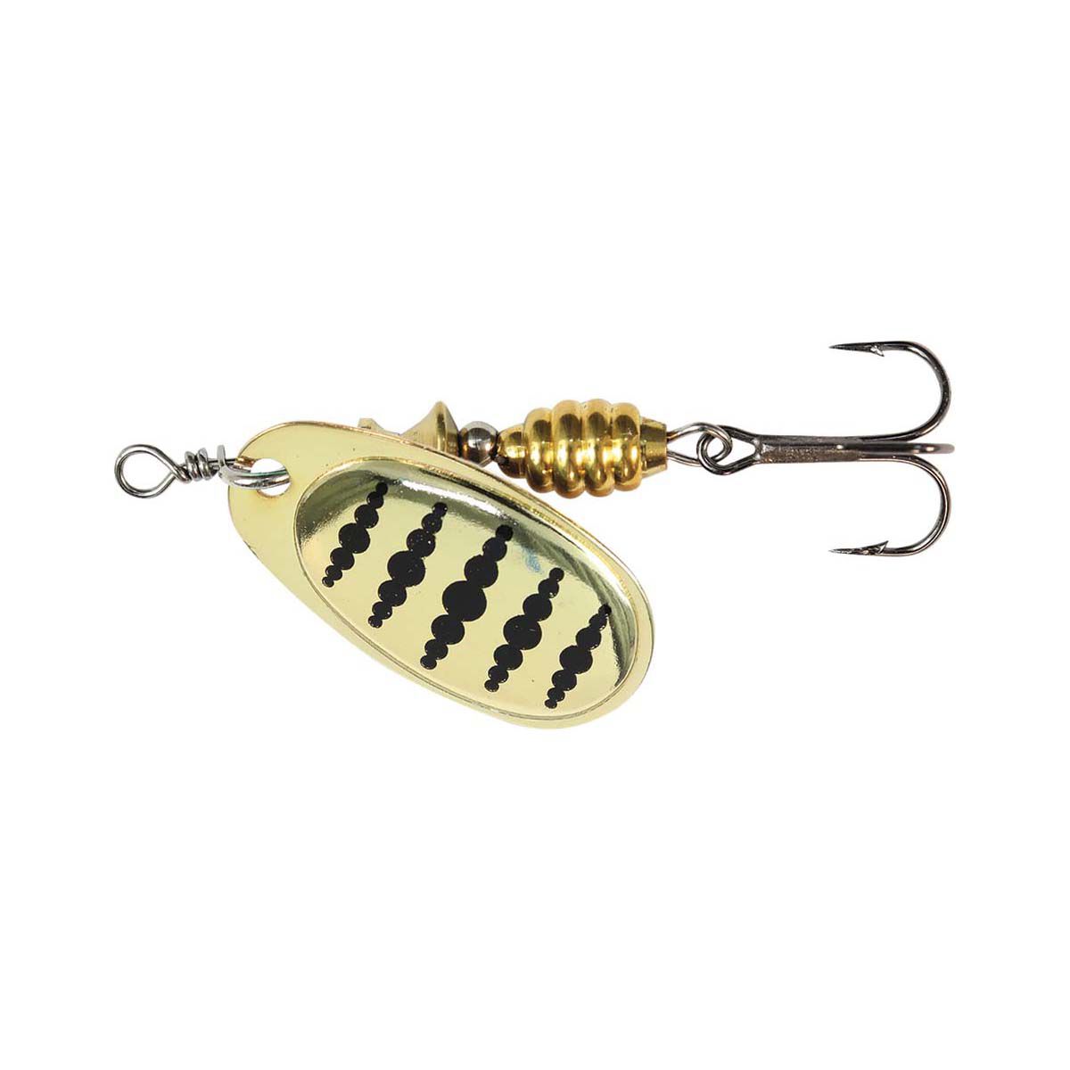 TT Fishing Spintrix Spinner Lure Size 2 Gold Black Dots, Gold Black Dots, bcf_hi-res
