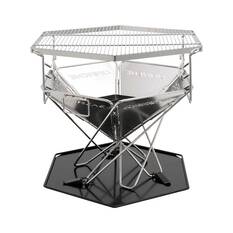 Darche Hexagonal Fire Pit BBQ, , bcf_hi-res
