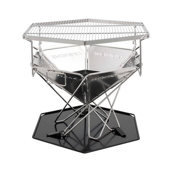 Darche Hexagonal Fire Pit BBQ, , bcf_hi-res