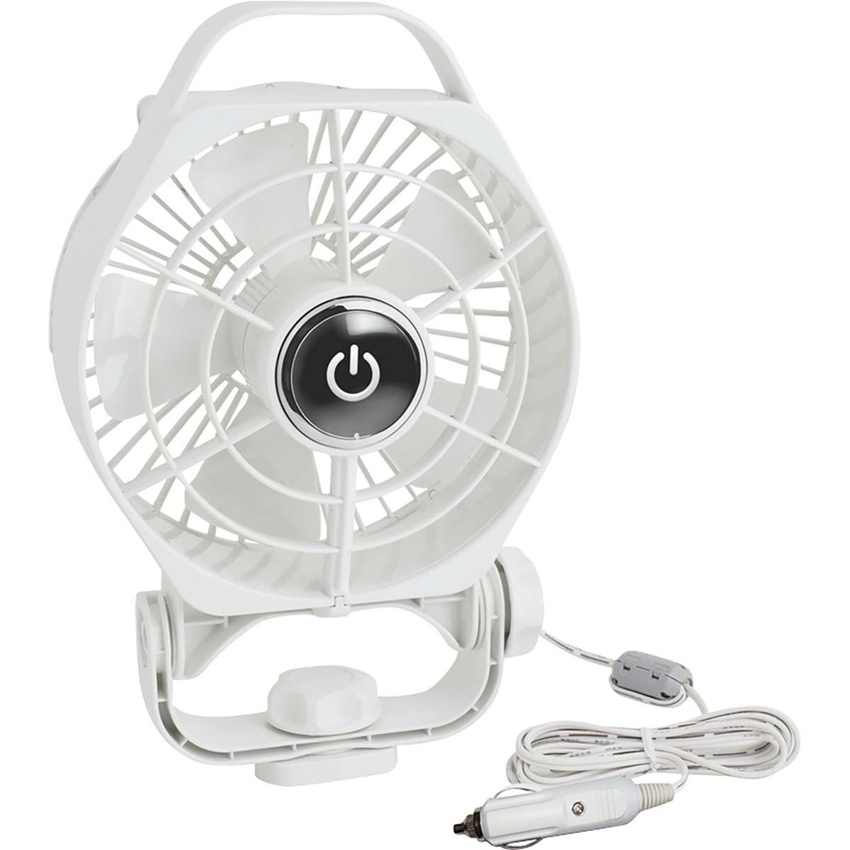12 Volt Direct Gymbal Mount Fan 6.5&rdquo; White, , bcf_hi-res