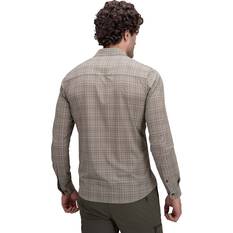 Macpac Men's Eclipse Long Sleeve Shirt V2, Dusky Green, bcf_hi-res