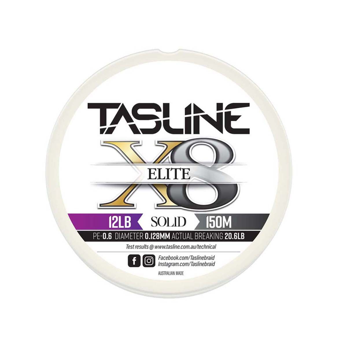 Tasline Elite X8 Braid Line 150m, , bcf_hi-res